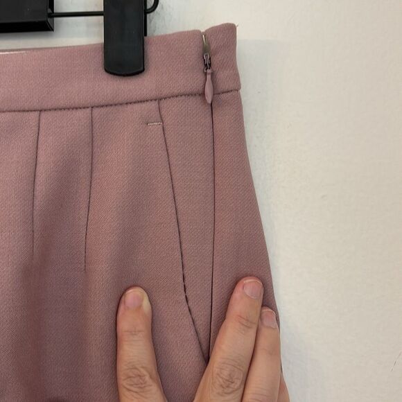J. Crew cropped Dusty Pink Mauve Trousers work dressy women pants 6 wool blend - Picture 9 of 15